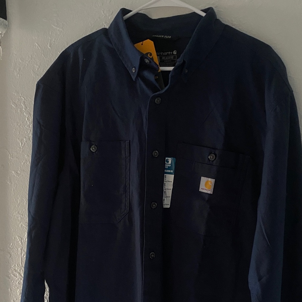 Carhartt Men's Dark Blue Shirt new size XL